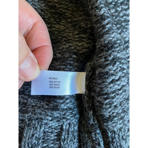 Baby Gap Knit Sweater Jacket Zipper Cardigan Grey Marl 6 12 Months - Picture 4 of 5